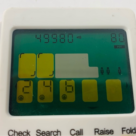 MGA Texas Hold Em Poker Handheld Electronic Game NEW BATTERIES- TESTED - Picture 6 of 9